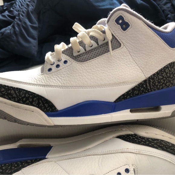 Jordan 3s “racer blue” main image 4